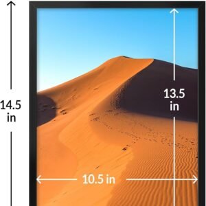 11x14 Picture Frame for Wall Display, 11 x 14 Black Picture Frame
